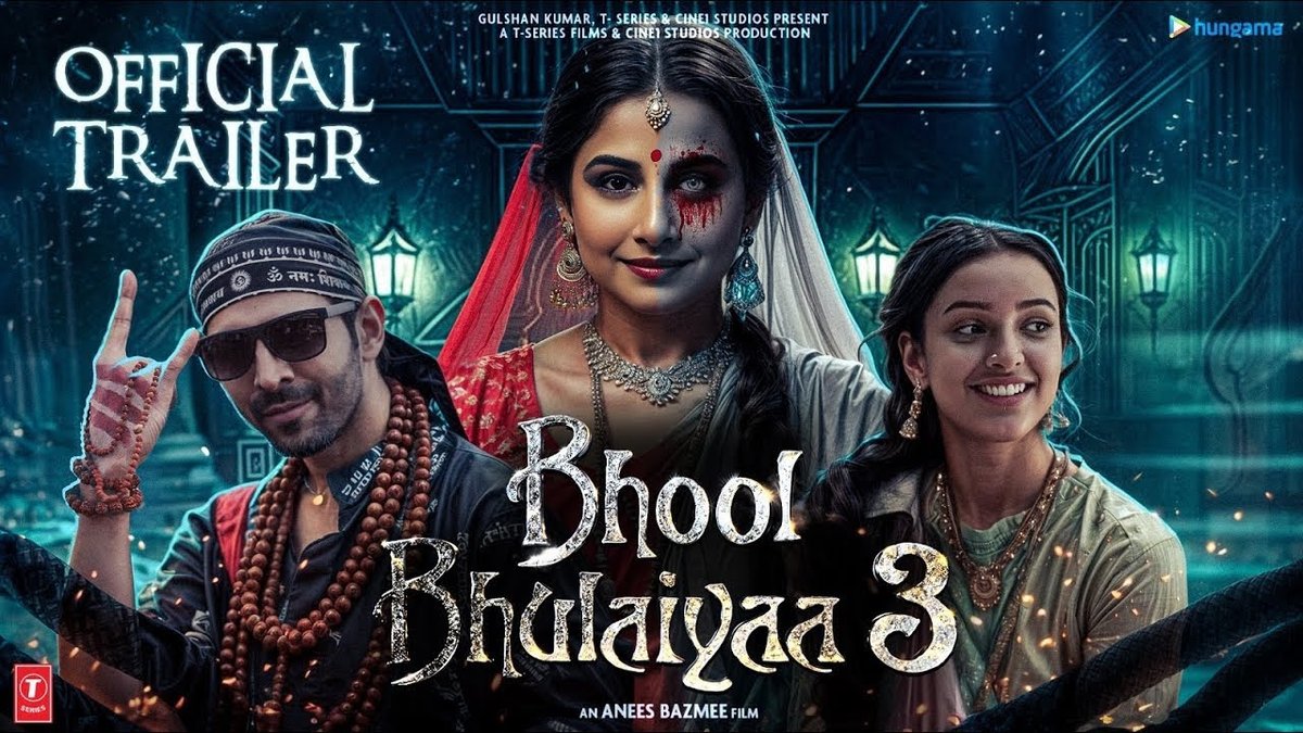 Bhool Bhulaiyaa 3 First Look: Has Kartik Aaryan’s Rooh Baba Fallen Under Manjulika’s Spell?